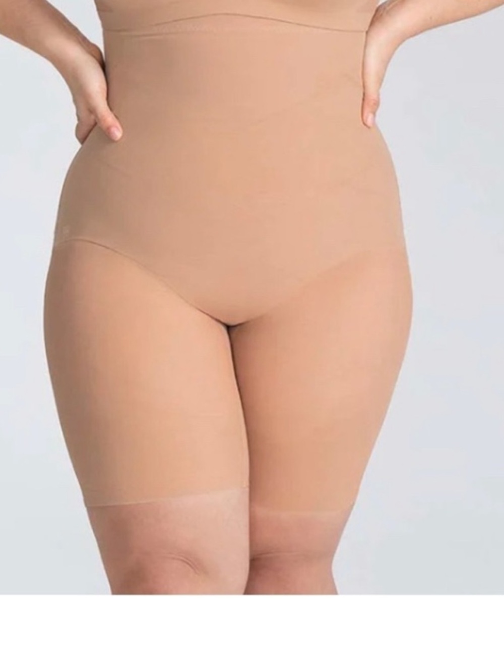 Honeylove Tan Shapewear powershort shorts high waist
Sz 2x beige